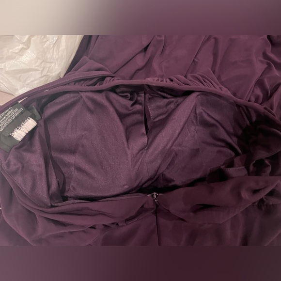 Magenta Coloured Long Formal Dress: Size “12” - Picture 8 of 16